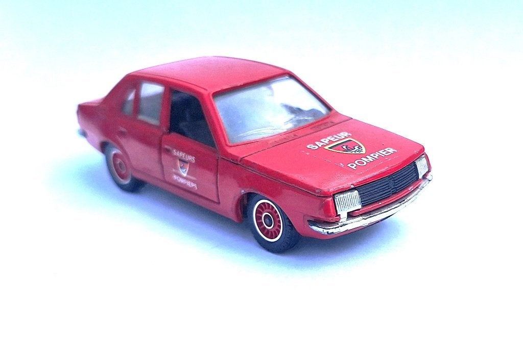 Renault 18 brandweer Solido, Ophalen of Verzenden, Zo goed als nieuw, Auto, Solido