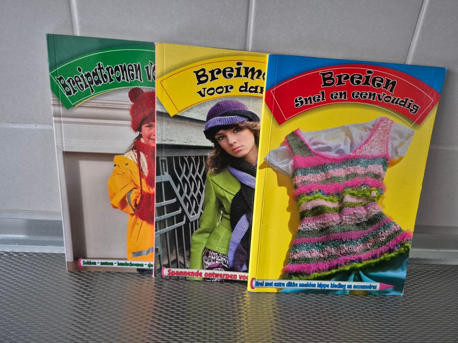 3 BREIBOEKEN, Ophalen, Breien, Patroon of Boek