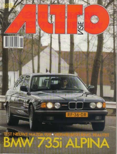 Autovisie 8 1987 : BMW Alpina B11 - Ford Capri - Mazda 929, Ophalen of Verzenden, Gelezen, Algemeen