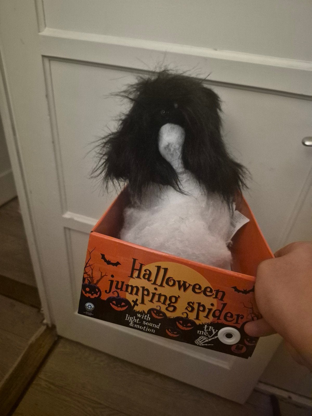 jumping spider animatronic, Hobby en Vrije tijd, Feestartikelen, Ophalen of Verzenden, Nieuw, Versiering, Halloween of Griezel