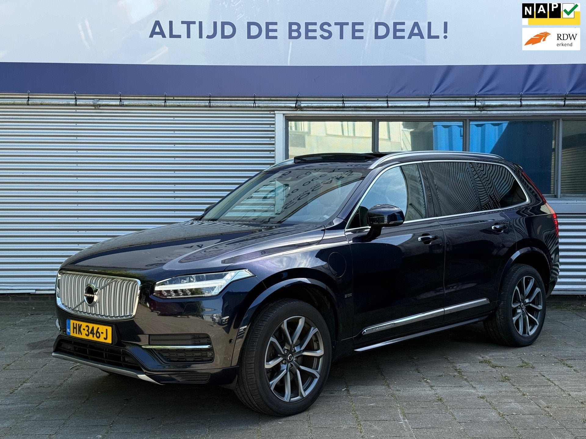 Volvo XC90 2.0 T8 Twin Engine AWD Inscription luxe 78,92% SO, Gebruikt, 1969 cc, 7 stoelen, Bedrijf