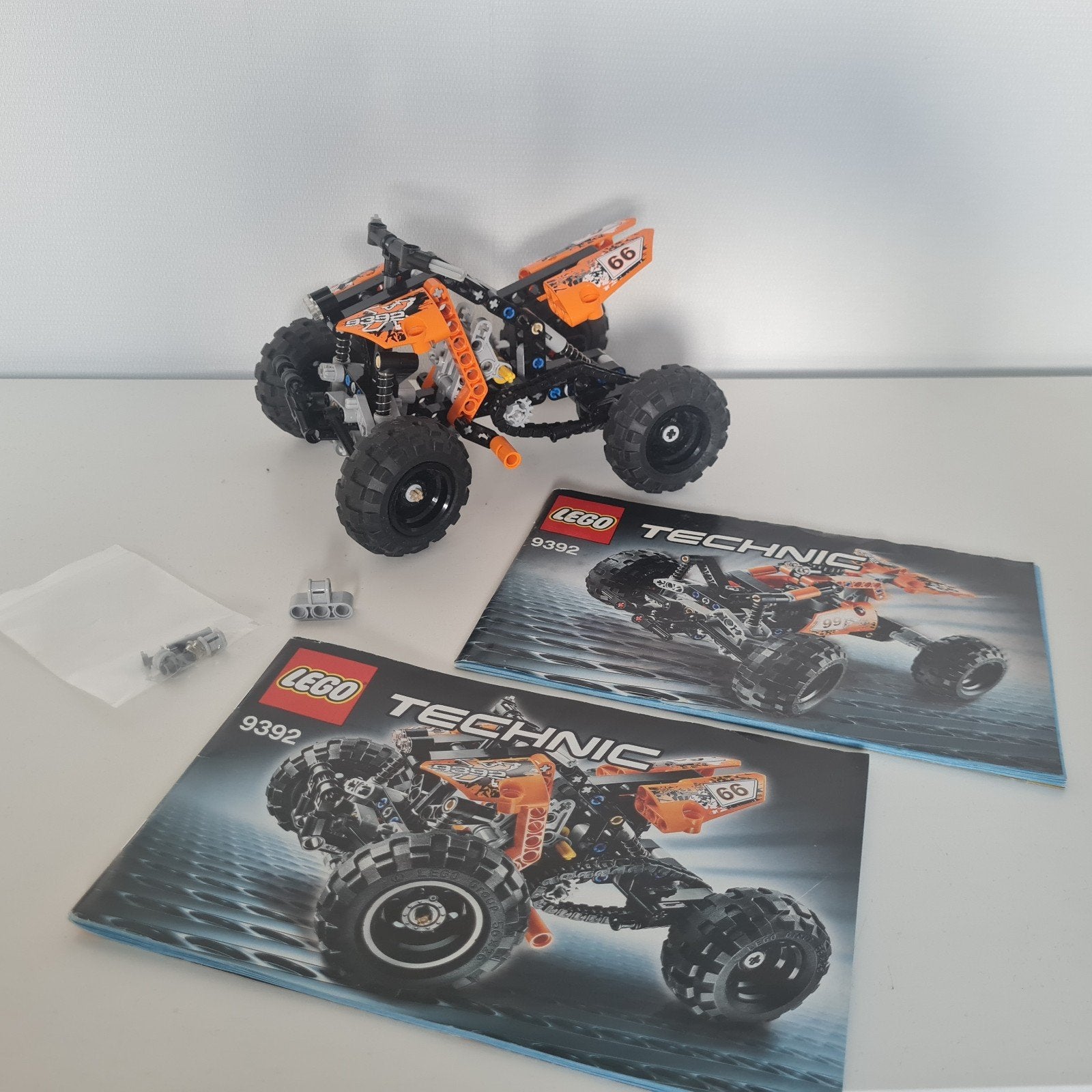 Lego Technic Quad Bike 9392., Gebruikt, Lego, Compleet, Ophalen of Verzenden
