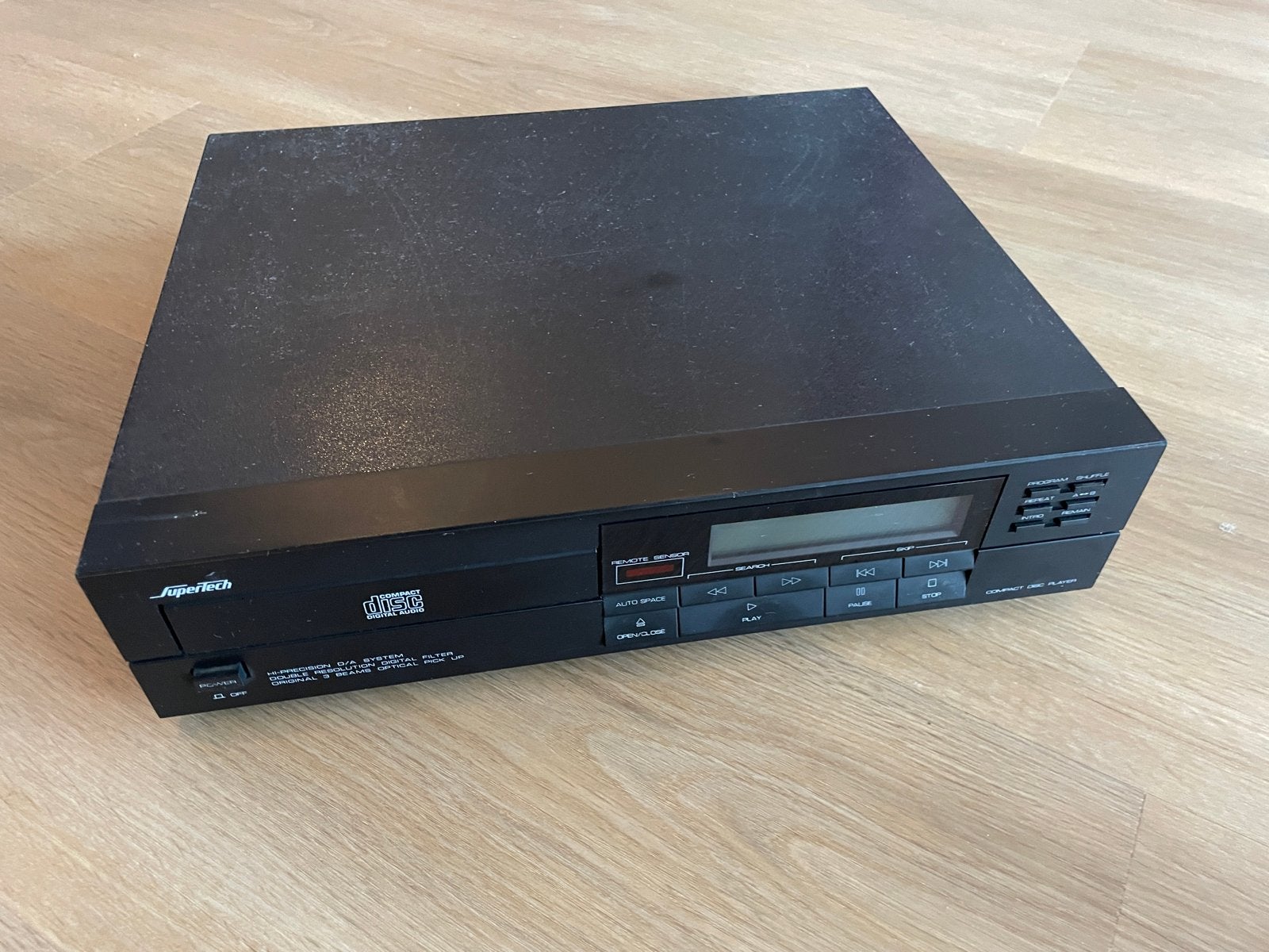 Supertech Compact Disc Player - Vintage CD-speler, Audio, Tv en Foto, Ophalen, Gebruikt, Overige merken