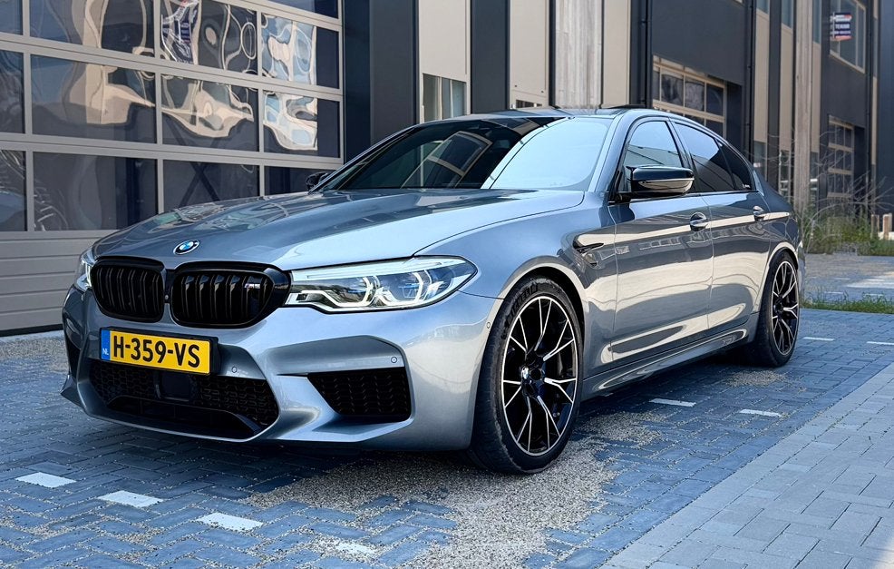 BMW M5 Competition 625PK xDrive Schuifdak B&W 2019 ORG.PS’27, Auto's, 2000 kg, 4395 cc, Leder, Overige kleuren