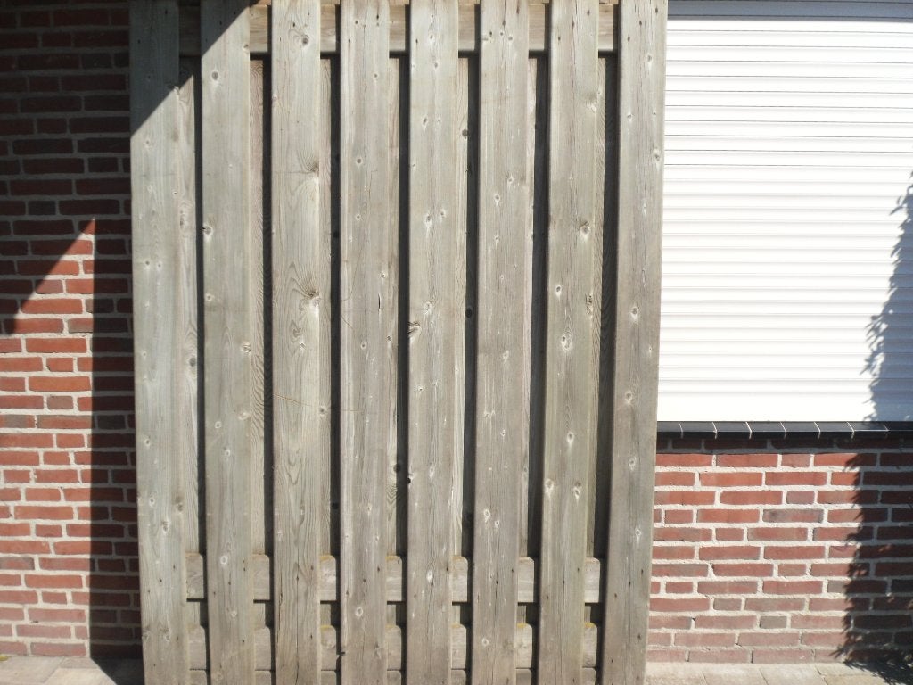Schuifdeur geinpregneerd, Ophalen of Verzenden, Hout, 200 cm of meer, 150 tot 200 cm