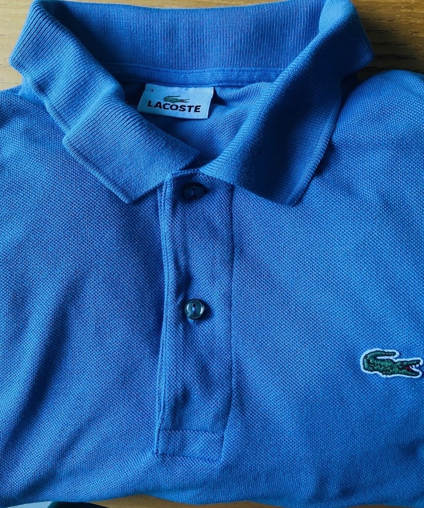 Lacoste longsleeve herenpolo helderblauw maat 7 XL, Kleding | Heren, Polo's, Blauw, Lacoste, Maat 56/58 (XL), Ophalen of Verzenden