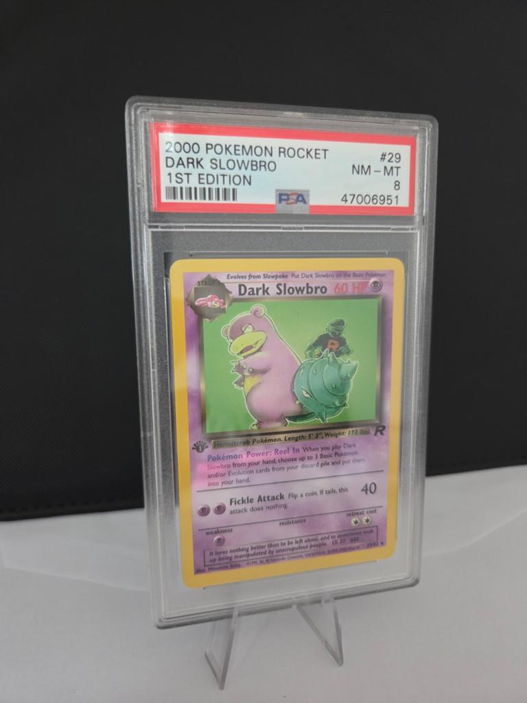 Dark Slowbro Team Rocket 1st edition Pokémon kaart, Ophalen of Verzenden, Zo goed als nieuw