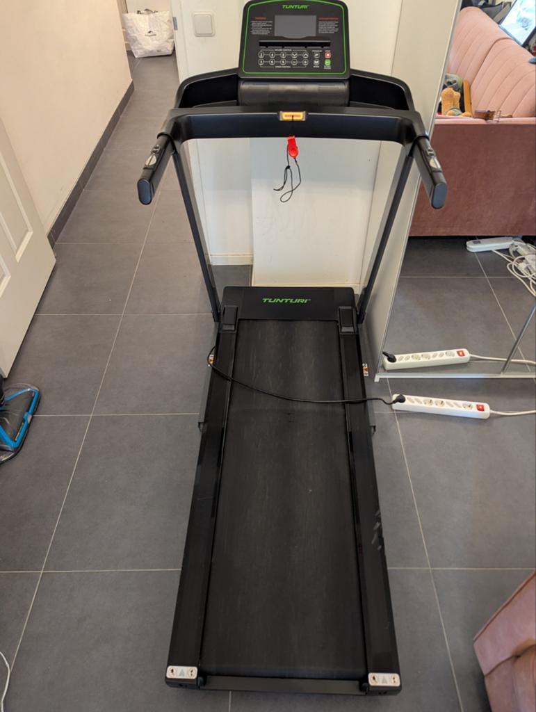 Tunturi T40 Inklapbare Loopband - Zo goed als nieuw, Sport en Fitness, Ophalen, Zo goed als nieuw, Metaal, Loopband