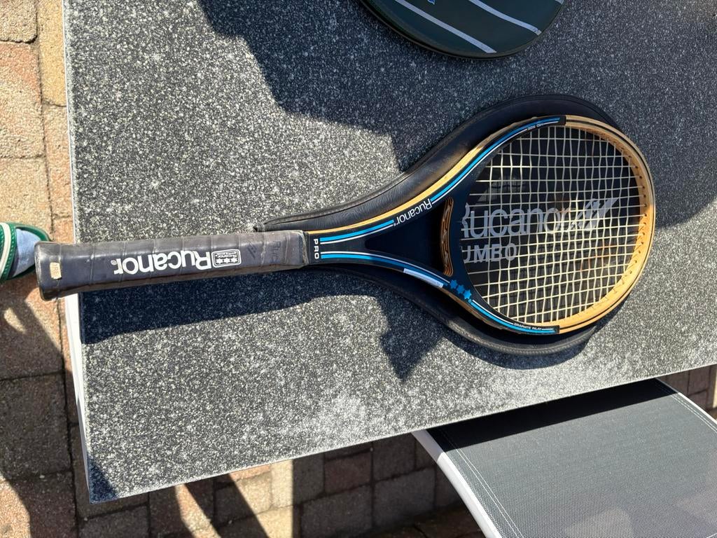 Vintage Rucanor racket splinter nieuw., Sport en Fitness, Tennis, Nieuw, Ophalen of Verzenden, Racket, L2