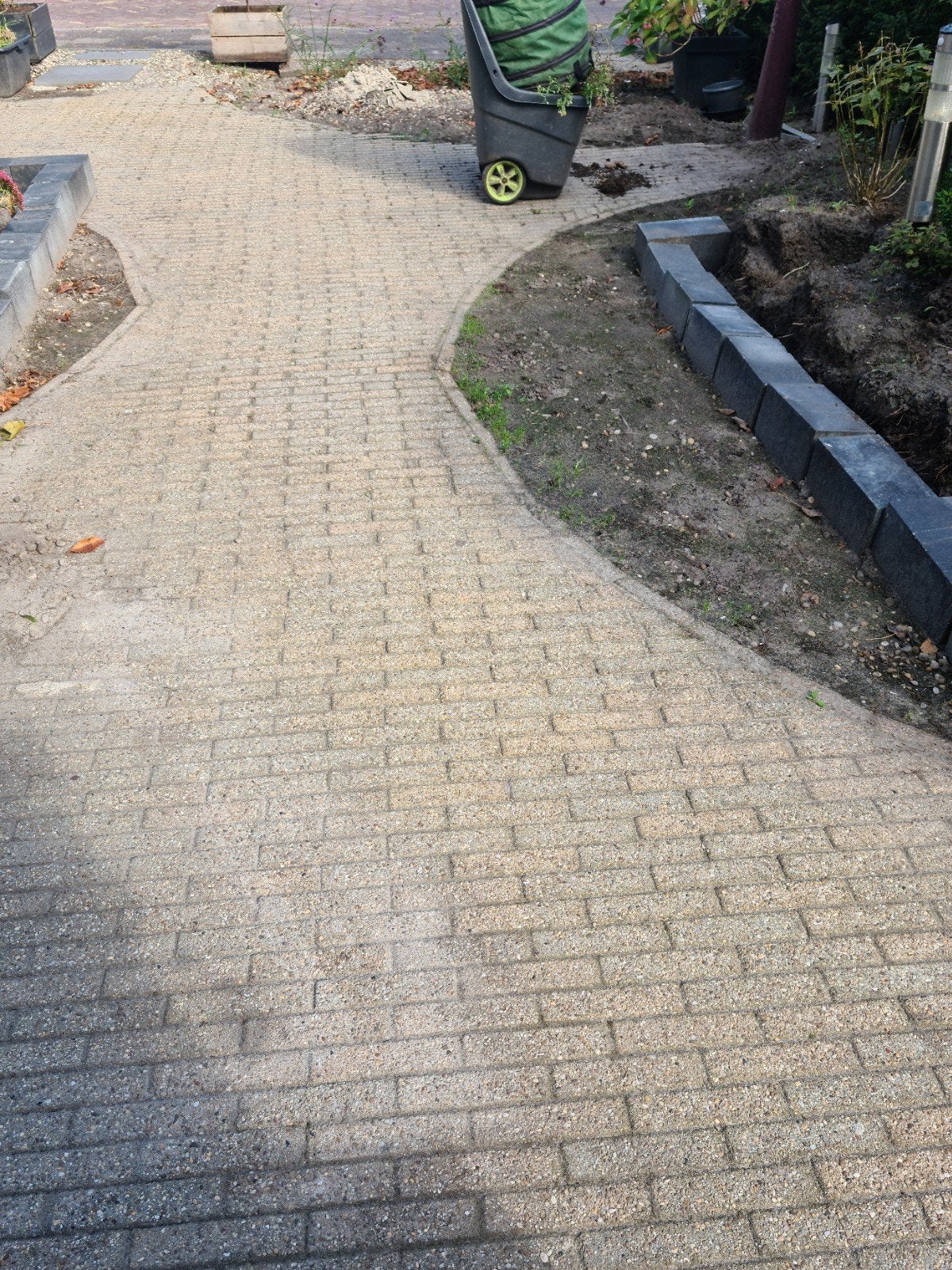 Gebruikte waaltjes grijs/beige gemeleerd 23m2, Ophalen, Gebruikt, Klinkers, 10 m² of meer