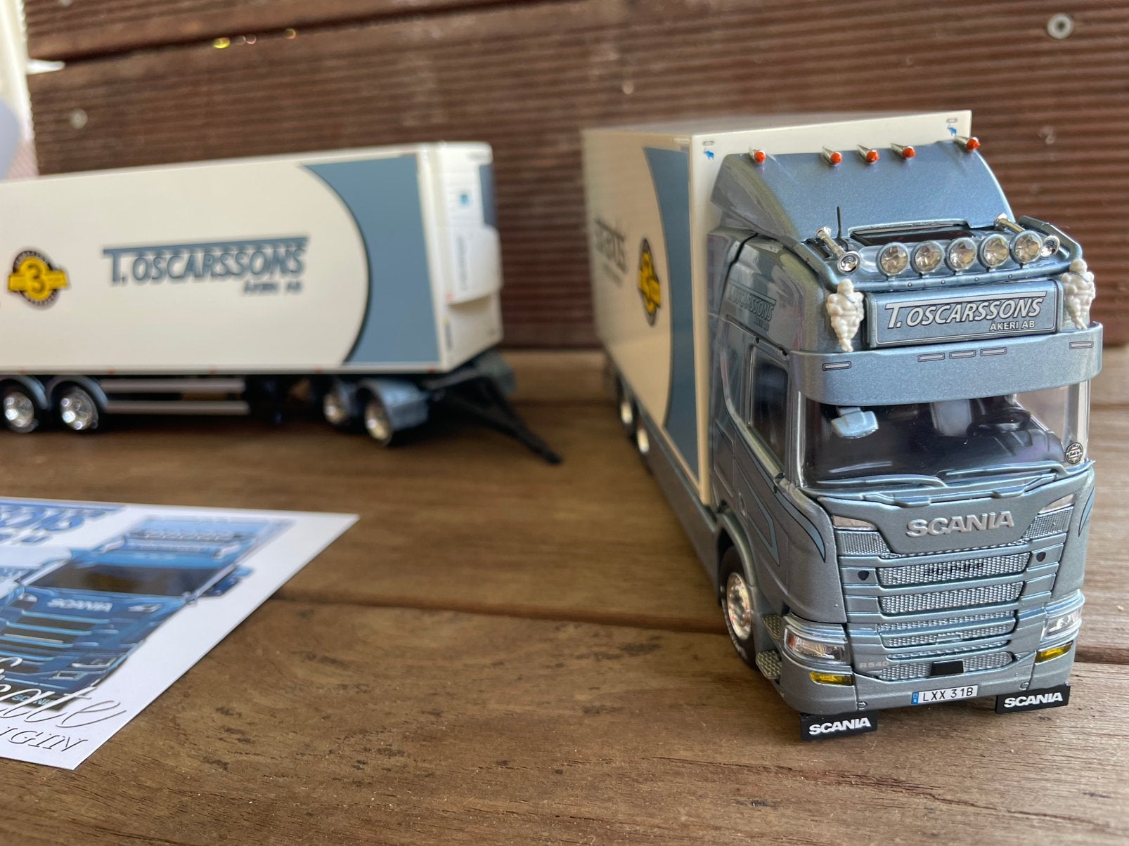 TEKNO SCANIA TORCARSSONS LZV, Hobby en Vrije tijd, Modelauto's | 1:50, Ophalen of Verzenden, Nieuw, Bus of Vrachtwagen, Tekno