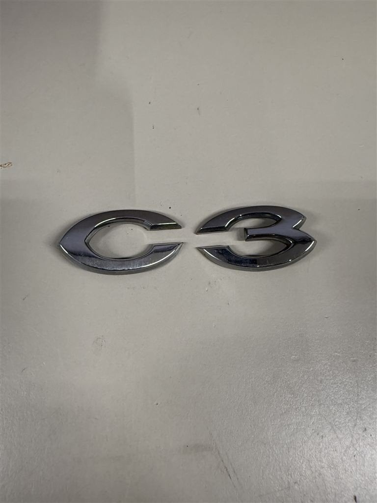 Citroen C3 MK1 achterkofferklep logo bagde, Auto diversen, Ophalen of Verzenden, Zo goed als nieuw