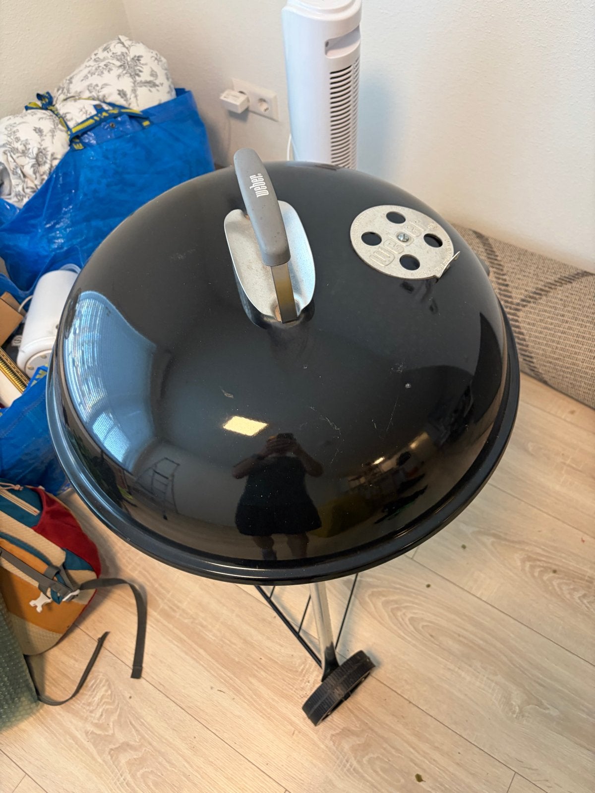 Grote Weber BBQ met accessoires (57cm diameter), Ophalen of Verzenden, Gebruikt