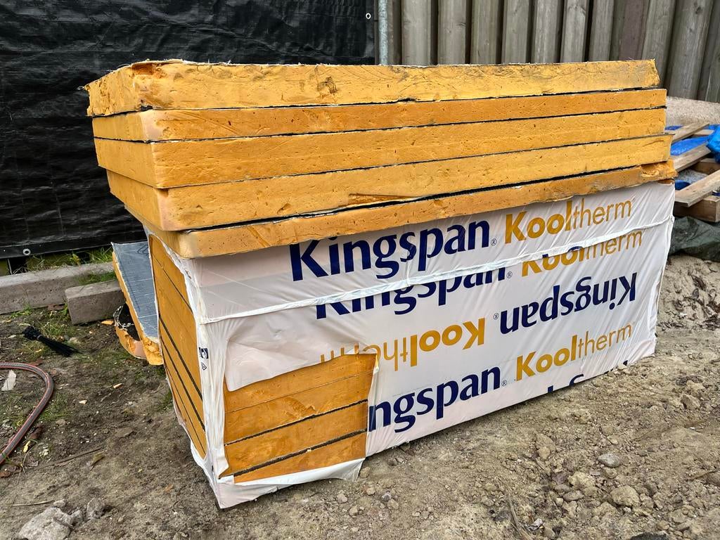 Kingspan Kooltherm K15B Isolatieplaten - PIR Hardschuim, Ophalen, 10 tot 15 m², Nieuw, Hardschuim (Pir)