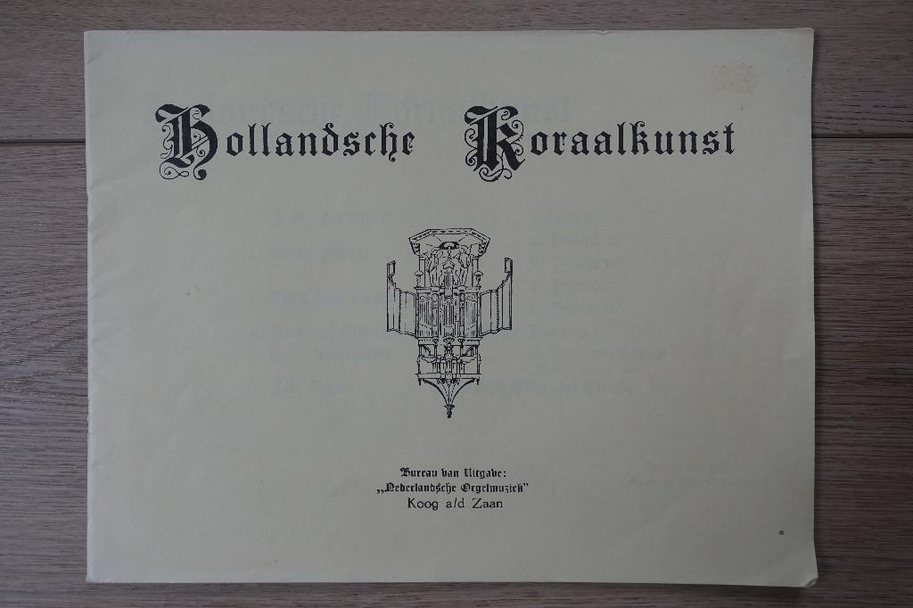 Hollandsche Koraalkunst, Gebruikt, Ophalen of Verzenden, Religie en Gospel, Artiest of Componist