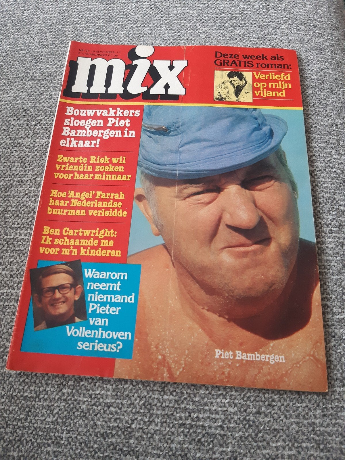 36.Mix 1977. Piet Bambergen. Zwarte Riek. Farrah Fawcett. Be, Verzamelen, Verzenden, 1980 tot heden, Tijdschrift
