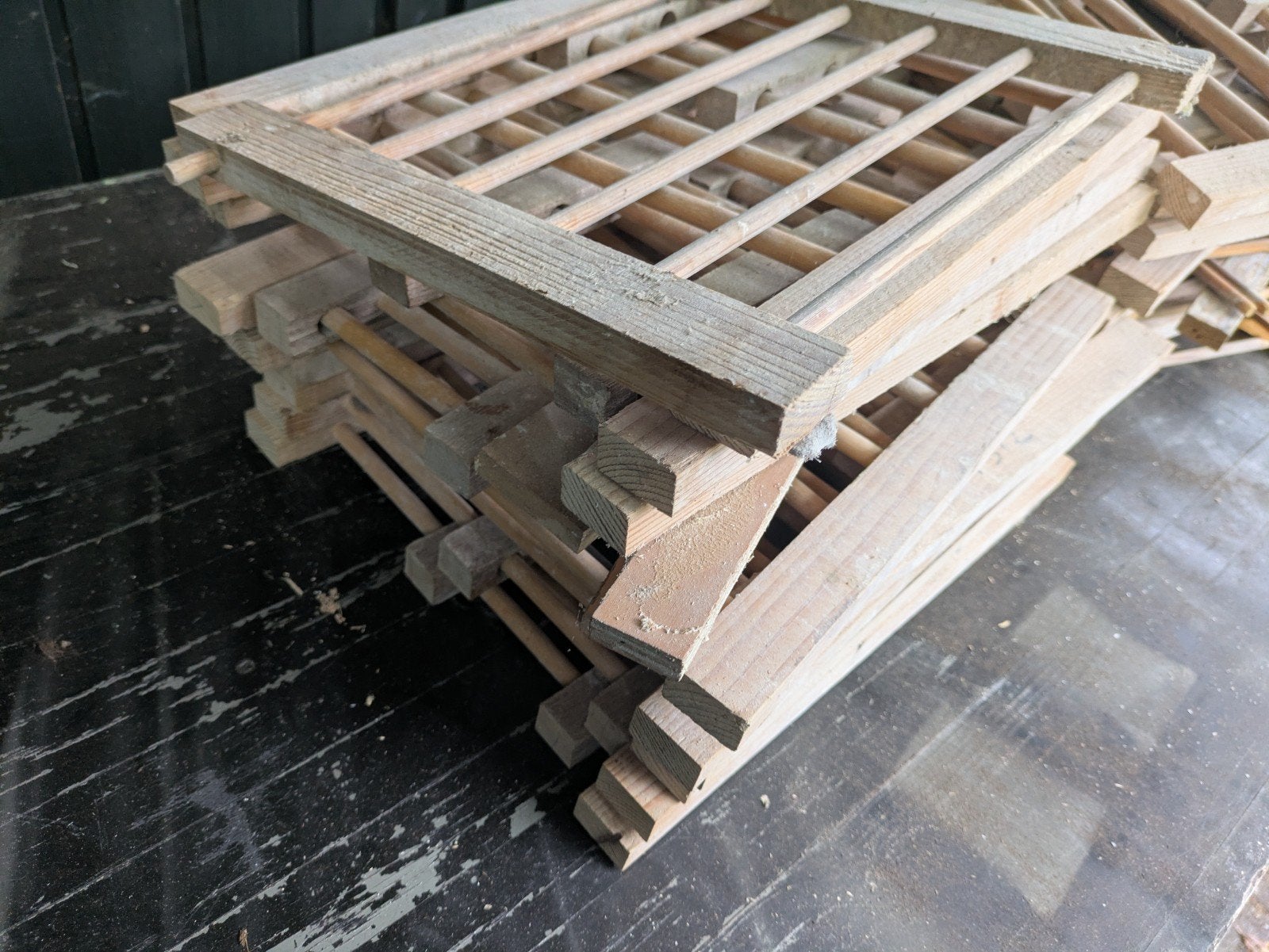 Deurtjes, Minder dan 25 mm, Ophalen of Verzenden, Pallet, Minder dan 200 cm
