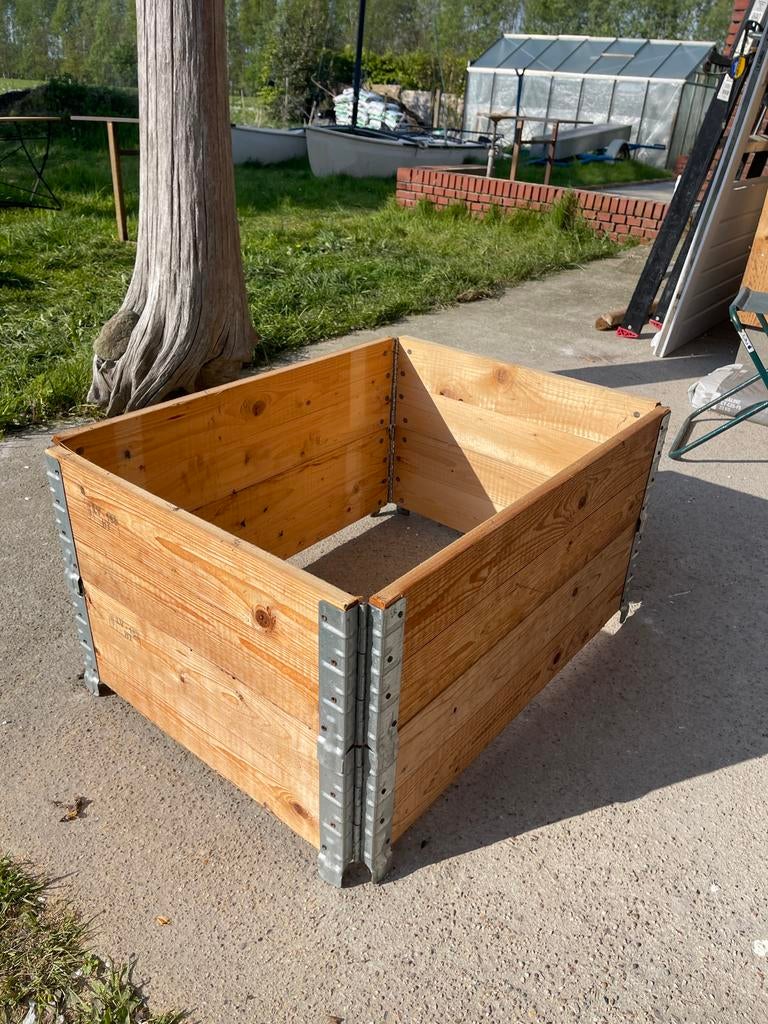 42 Stapelbare Pallet Ringen 80x60x20 cm - Nette Staat, Doe-het-zelf en Verbouw, Hout en Planken, Gebruikt, 25 tot 50 mm, Overige typen
