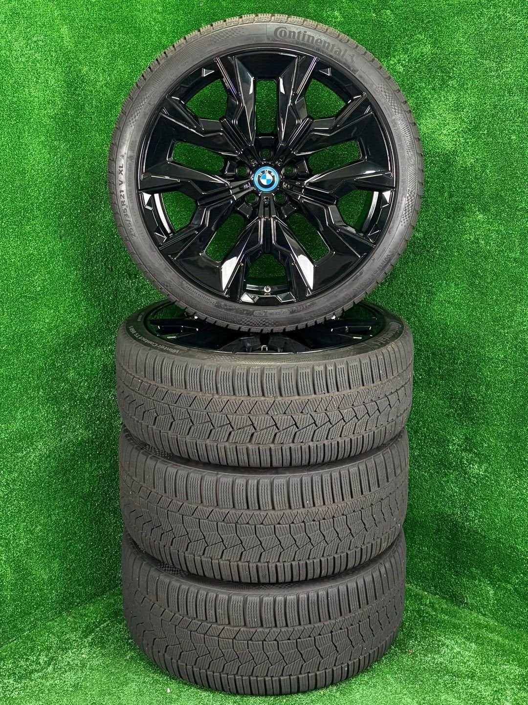Orig 21 inch BMW 954i velgen winterbanden 5-serie i5 G60 G61, Gebruikt, -, 285 mm, -