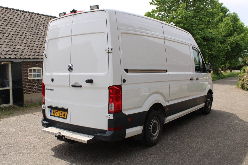 Volkswagen Crafter 35 2.0 TDI L3H3 Highline LED XENON CAMERA, Gebruikt, 4 cilinders, Volkswagen, Wit