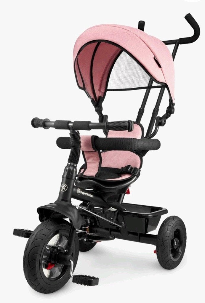 HyperMotion Kinderdriewieler met Duwstang - Roze, Fietsen en Brommers, Fietsen | Driewielers, Nieuw, Duwstang, Ophalen