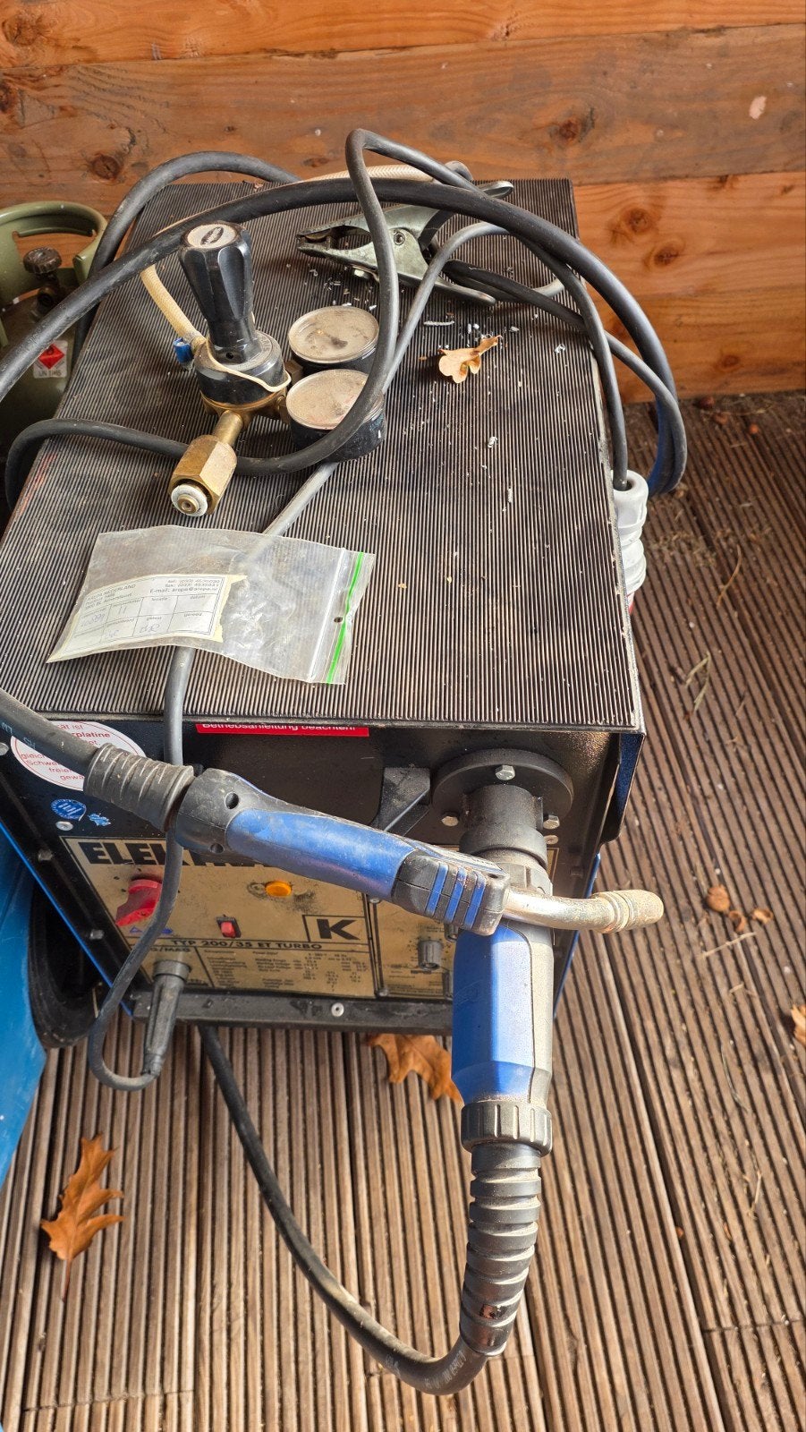 Elektra Beckum MIG/MAG Lasapparaat Typ 200/35 ET Turbo, Ophalen, Gebruikt, 150 tot 250 ampère, Co2