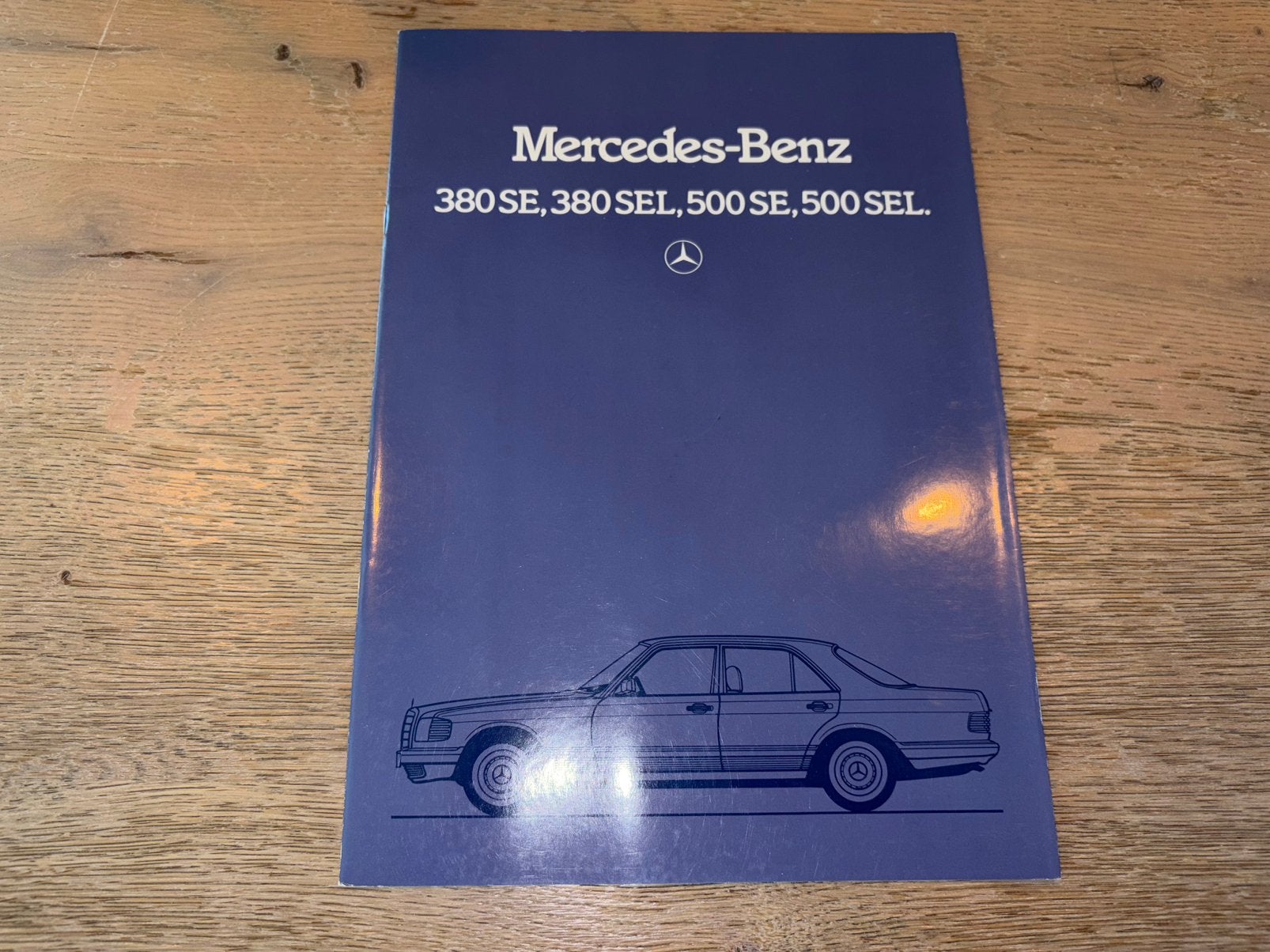 Folder Mercedes-Benz 380SE, 380SEL,500SE, 500SEL (W126) 1982, Ophalen of Verzenden, Zo goed als nieuw