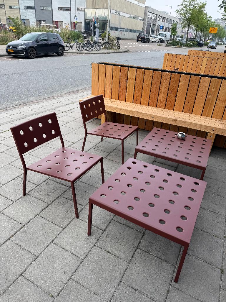 HAY terras | tuin | lounge balcon tafels, Tuin en Terras, Tuinsets en Loungesets, Overige materialen, Gebruikt, Loungeset, Bijzettafel