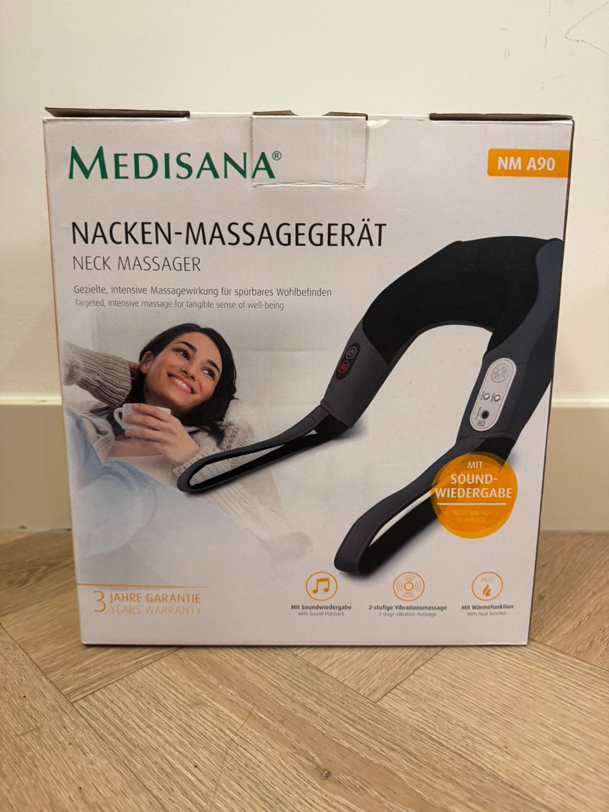 Medisana Nacken Massagegerat, Ophalen of Verzenden, Zo goed als nieuw, Apparaat