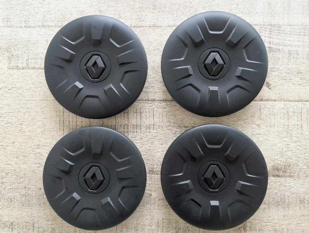 4 originele Renault Master naafdoppen 16 inch zwart, Ophalen of Verzenden, Zo goed als nieuw