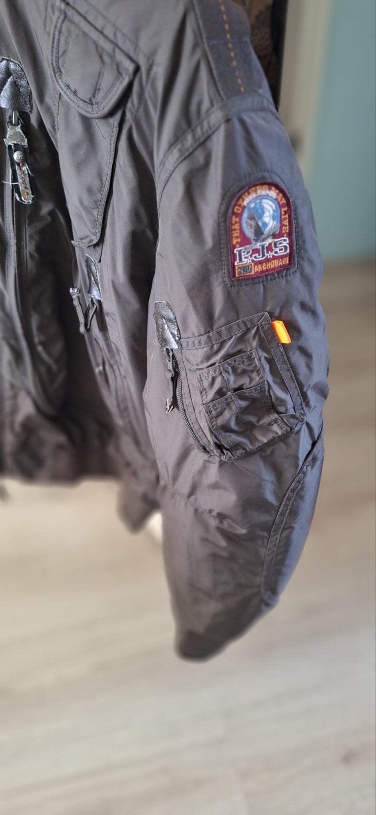 Nette Parajumper jas maat L, Kleding | Heren, Jassen | Winter, Ophalen of Verzenden, Gedragen, Maat 52/54 (L), Overige kleuren