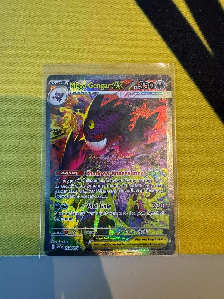 Gengar 284 ex Ascended Heroes, Hobby en Vrije tijd, Verzamelkaartspellen | Pokémon, Ophalen of Verzenden, Zo goed als nieuw
