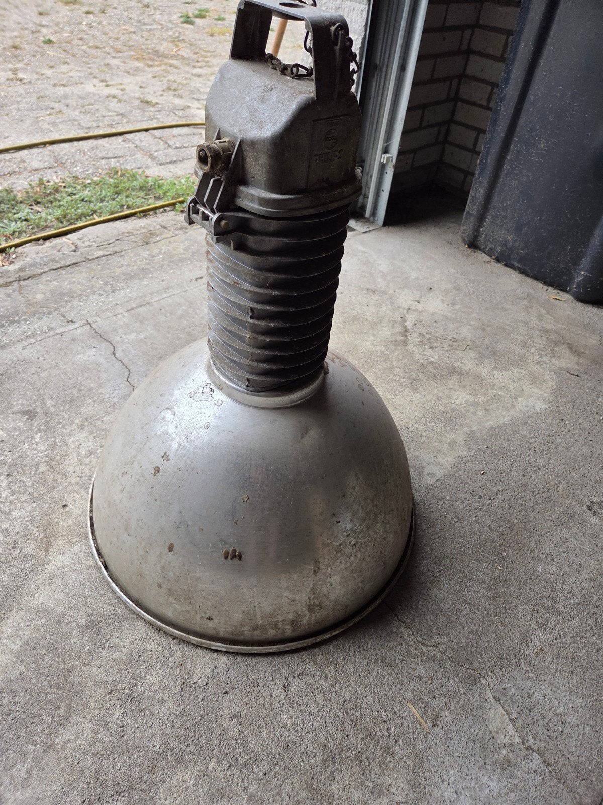 Oude Industriële Philips Lamp - Vintage Fabriekslamp, Antiek en Kunst, Antiek | Lampen, Ophalen