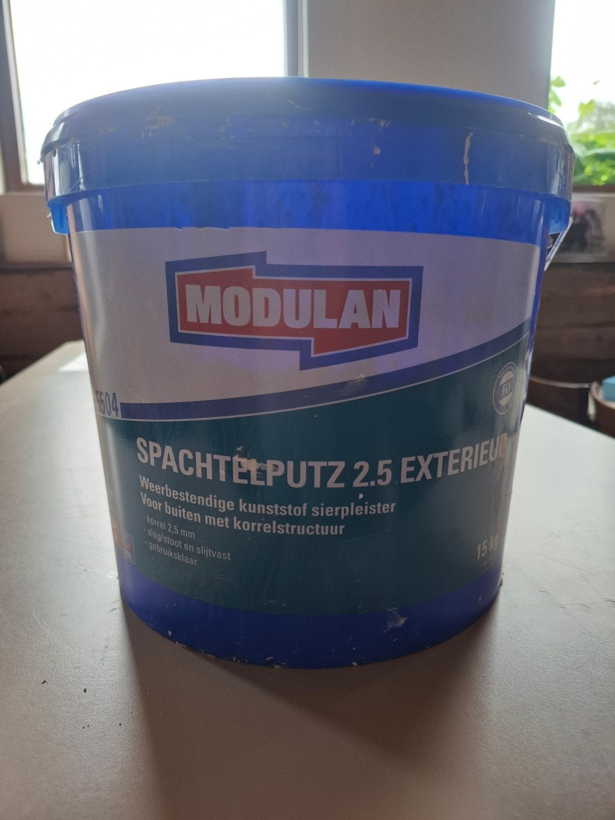 Te koop sierpleister, Doe-het-zelf en Verbouw, Ophalen, Gebruikt, Wit
