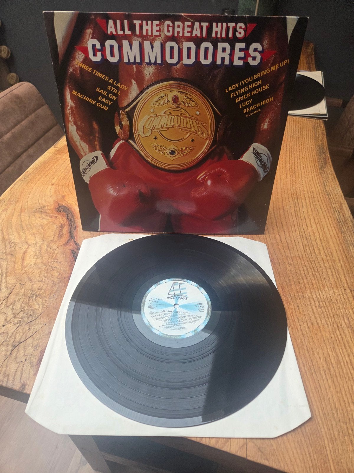 The Commodores - All The Great Hits LP (Motown), LP, Gebruikt, Ophalen of Verzenden, Funk