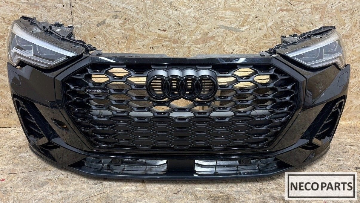 AUDI Q3 83A S LINE VOORKOP BUMPER MOTORKAP KOELER SCHERM, Auto-onderdelen, Gebruikt, -, -, Achter