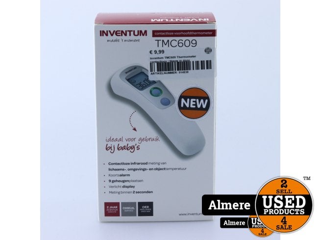 Inventum TMC609 Thermometer contactloos | Nieuw in doos