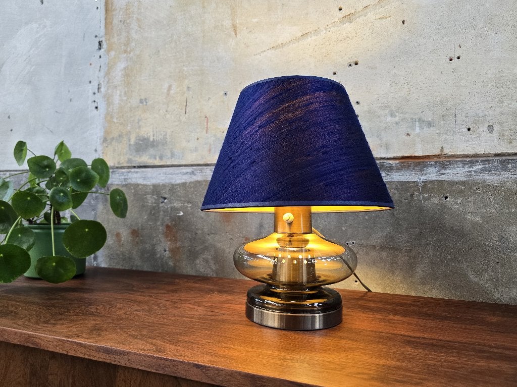 Raak Space Age Design Tafellamp | Mid Century Lamp Blauw, Blauw, Gebruikt, Overige merken, Met schakelaar