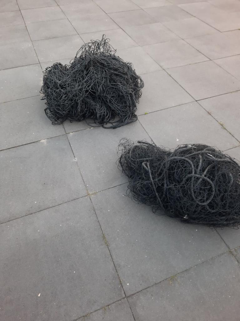 2 grote netten te koop!, Tuin en Terras, Gaas en Draad, Ophalen, Zo goed als nieuw, Minder dan 10 meter