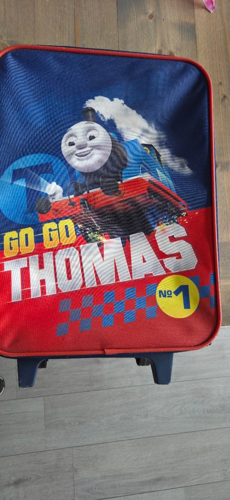 Go Go Thomas de Trein Kinderkoffer op Wieltjes, Ophalen of Verzenden, Gebruikt