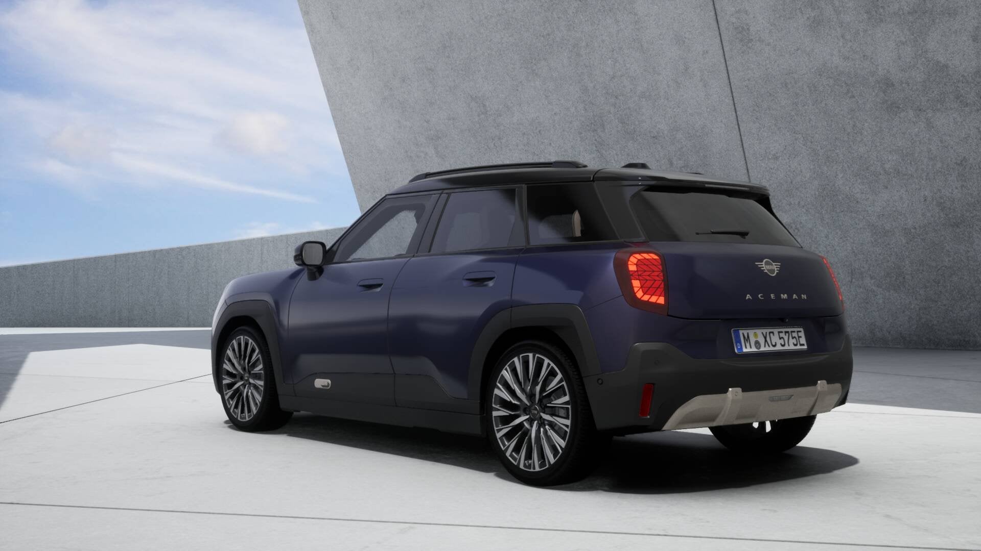 MINI Aceman E / Favoured / Pakket M / 19" Eternal Spoke 2-to, Auto's, Mini, Beige, Stoelverwarming, Blauw, Leder