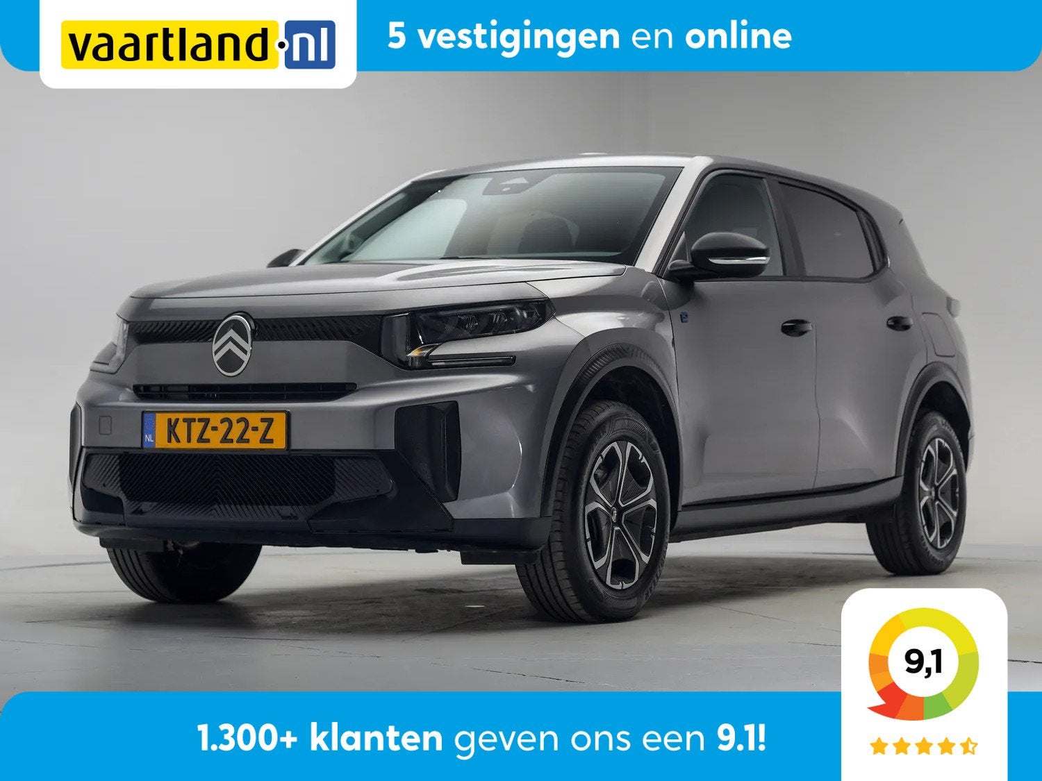 Citroën Ë-C3 Aircross You 113pk 44 kWh 3-Fase SOH 95,2% [, Auto's, 0 cilinders, Gebruikt, 44 kWh, Te koop