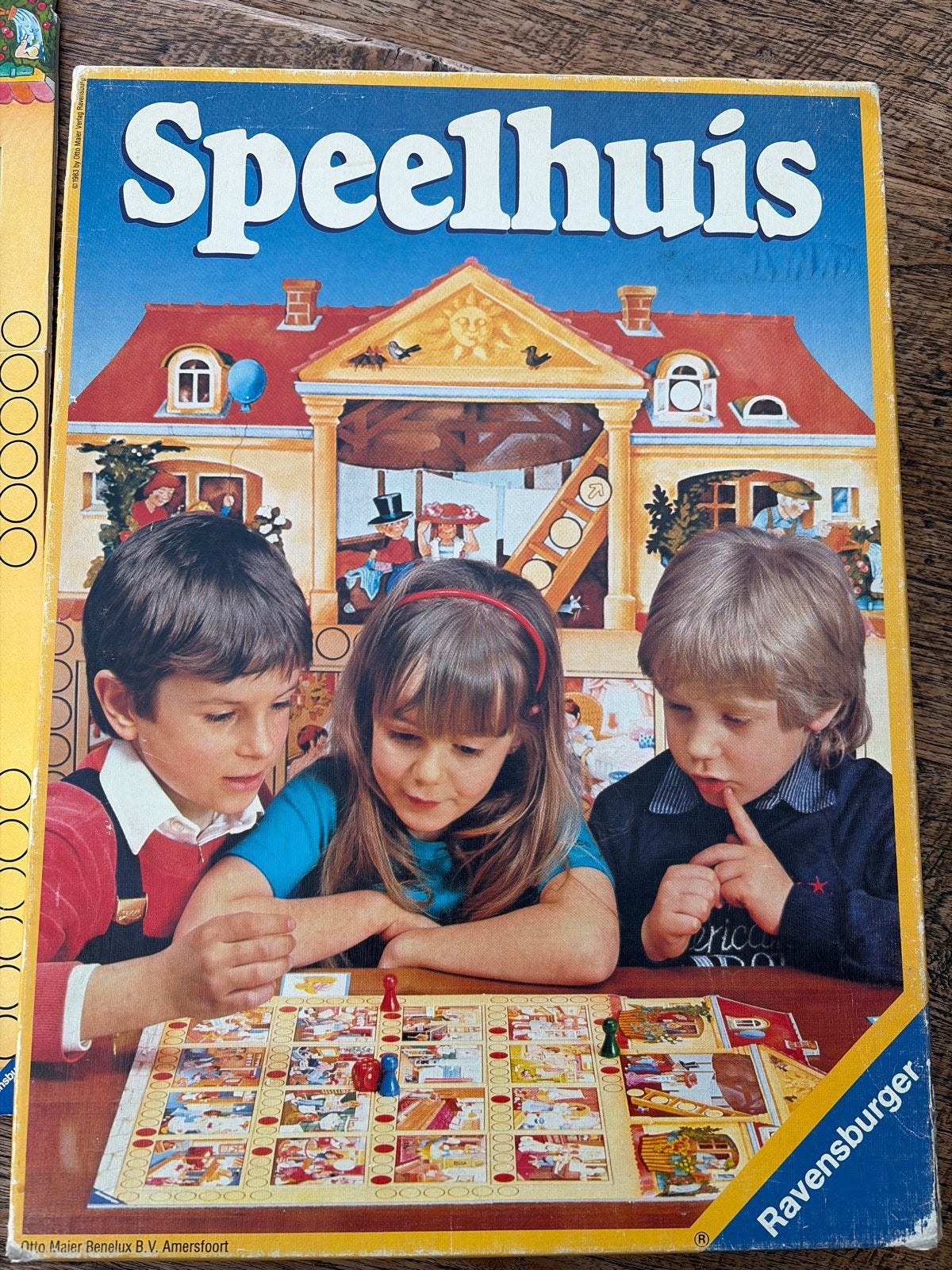 Vintage Ravensburger Speelhuis Bordspel - Compleet & Zeer Go, Ophalen of Verzenden, Zo goed als nieuw