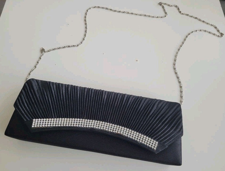 zwarte avondtas, Ophalen of Verzenden