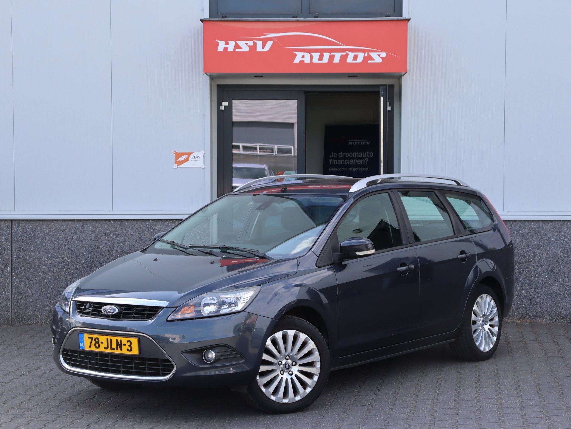 Ford Focus Wagon 1.8 Titanium Flexi Fuel navi LM *apk 05-202, Auto's, Ford, Bedrijf, Te koop, Focus, ABS, Airbags, Airconditioning
