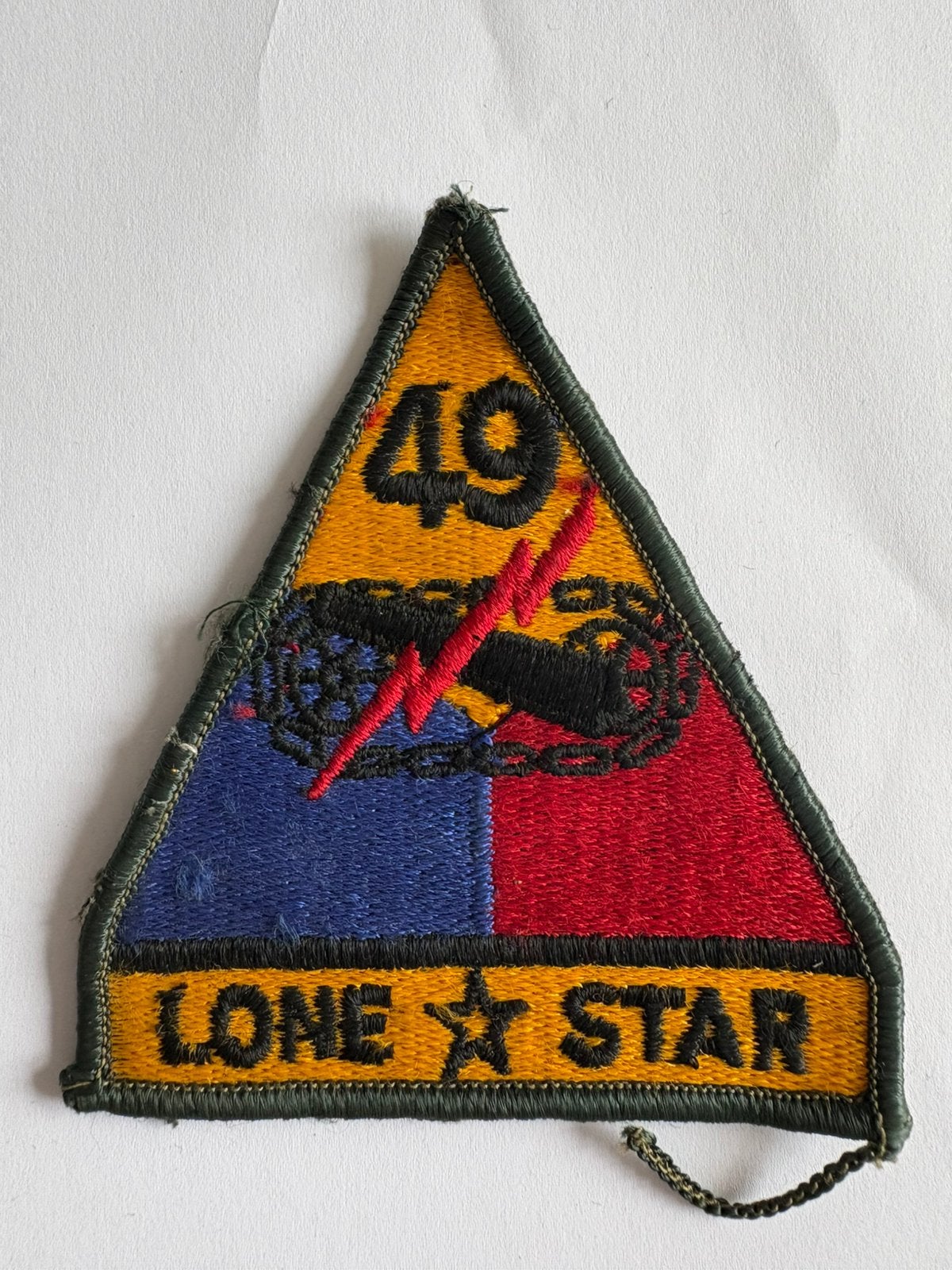 US Army 49th Armored Armor Division Lone Star Tank Patch, Ophalen of Verzenden, Landmacht, Amerika, Embleem of Badge