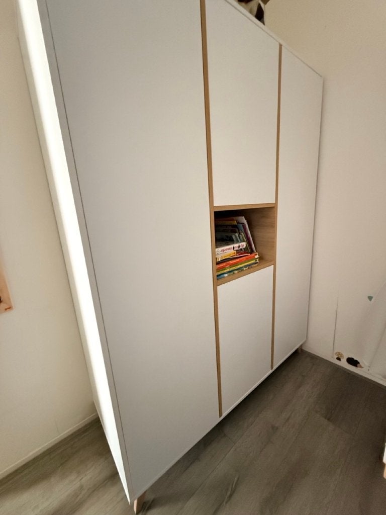 Quax Loft XL kledingkast 4 deuren, Ophalen, Kast, 50 tot 70 cm, 105 cm of meer