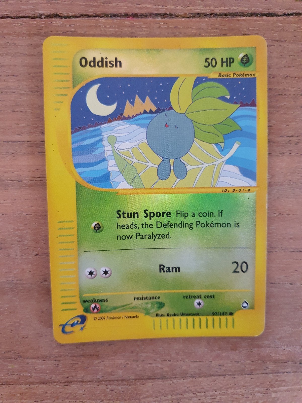 Oddish 97/147 reverse holo pokemon kaart, Hobby en Vrije tijd, Verzamelkaartspellen | Pokémon, Ophalen of Verzenden, Gebruikt