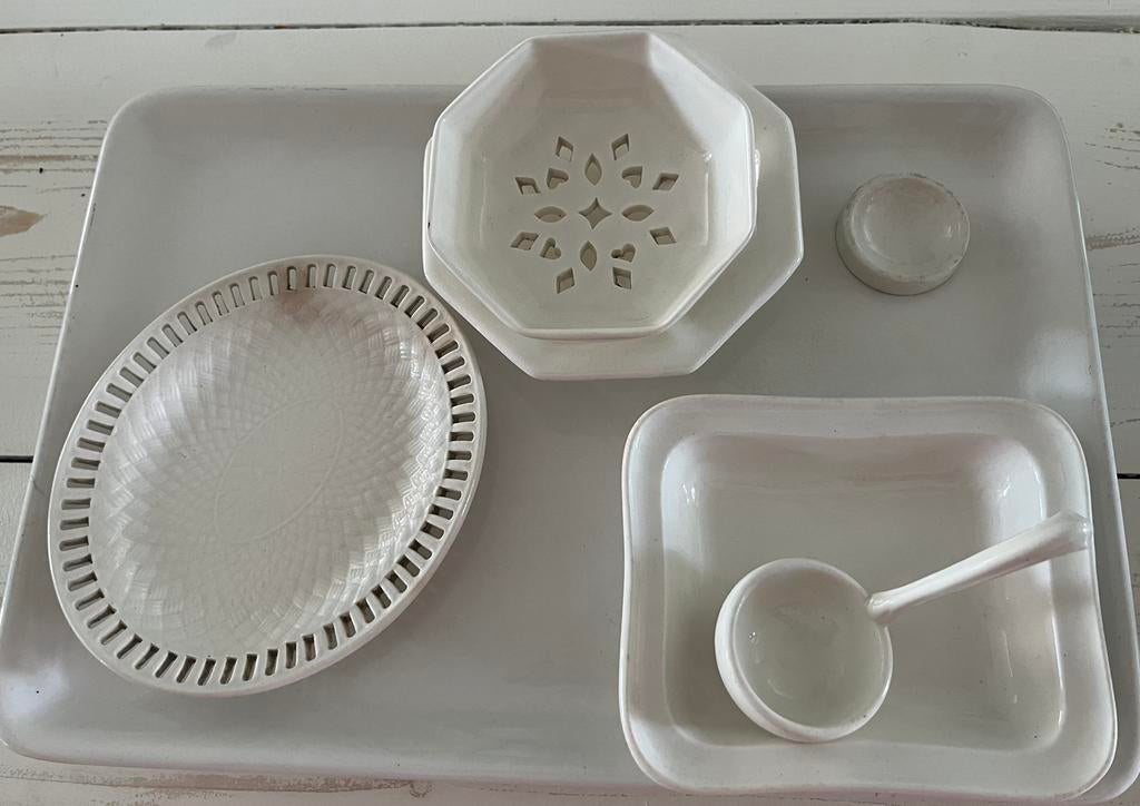 Wedgwood creamware onderdelen kinderservies, Antiek en Kunst, Ophalen of Verzenden