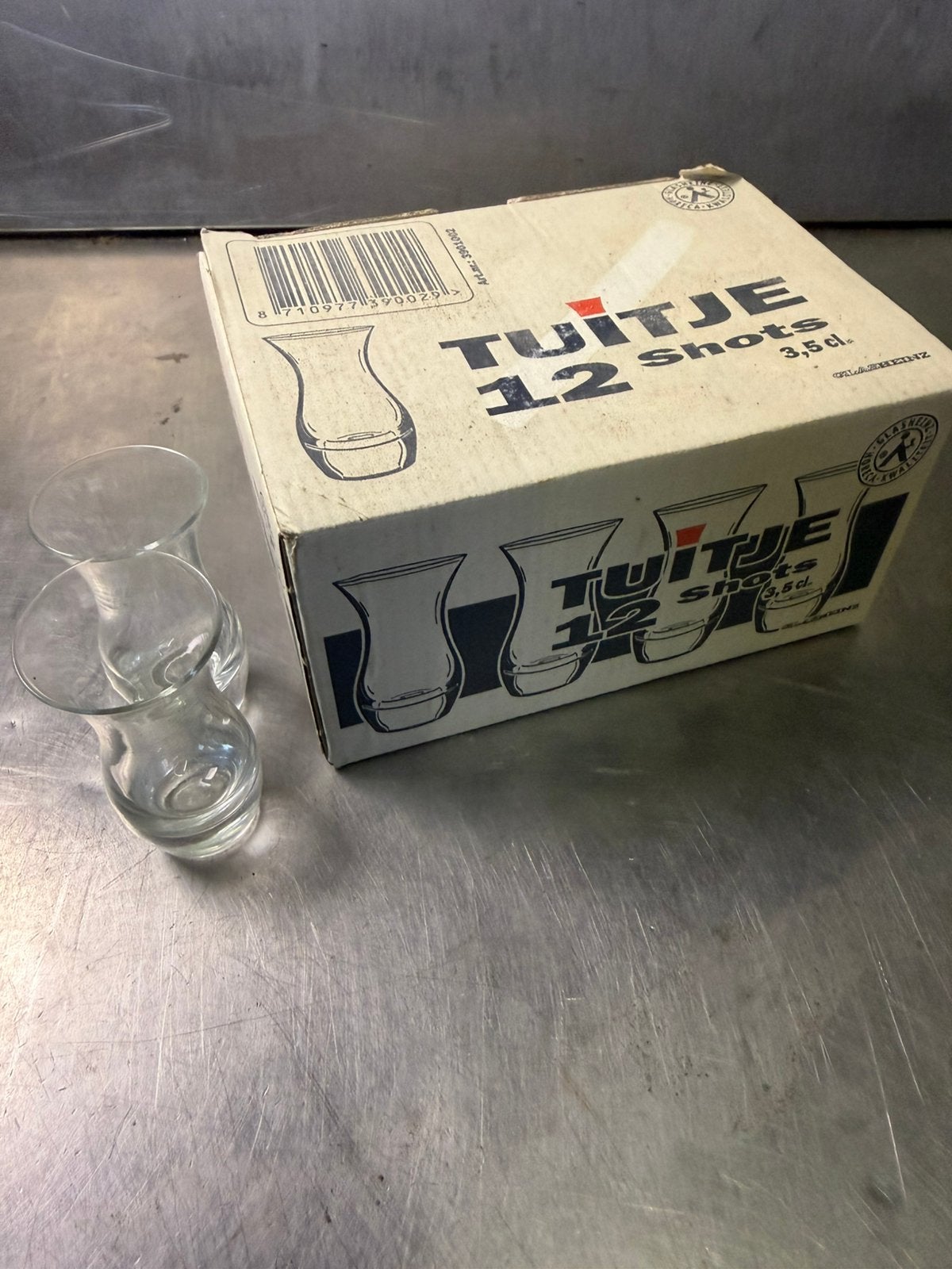 14 shot glaasjes, Verzamelen, Glas en Borrelglaasjes, Ophalen of Verzenden, Zo goed als nieuw, Borrel- of Shotglas
